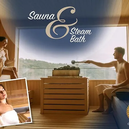 Apartment Happy Vacation With Water Park For Kids In Caesar Blue Resort, Lunch 4 Pm, Gym, Heated Pool, Sauna And Jacuzzi