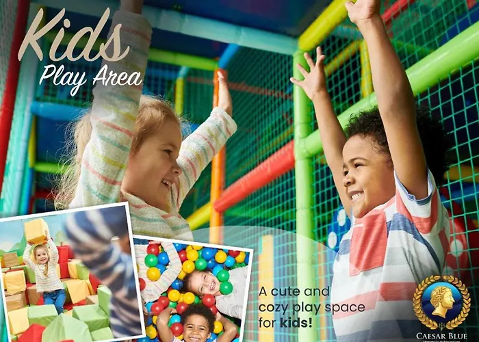 Happy Vacation With Water Park For Kids In Caesar Blue Resort, Lunch 4 Pm, Gym, Heated Pool, Sauna And Jacuzzi * Gastria